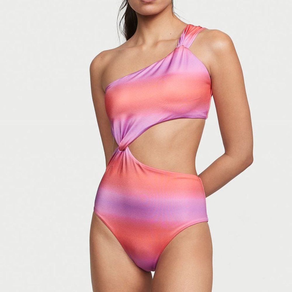 VICTORIA'S SECRET SWIM Twist Monokini One-Piece Swimsuit-NWT-Size Large
